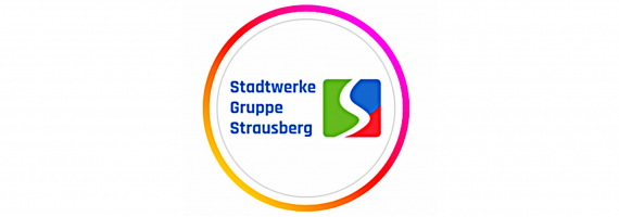 Bild vom Profilbild der Unternehmensgruppe auf Instagram — Kreis in Instagramdesing mit Unternehmenslogo